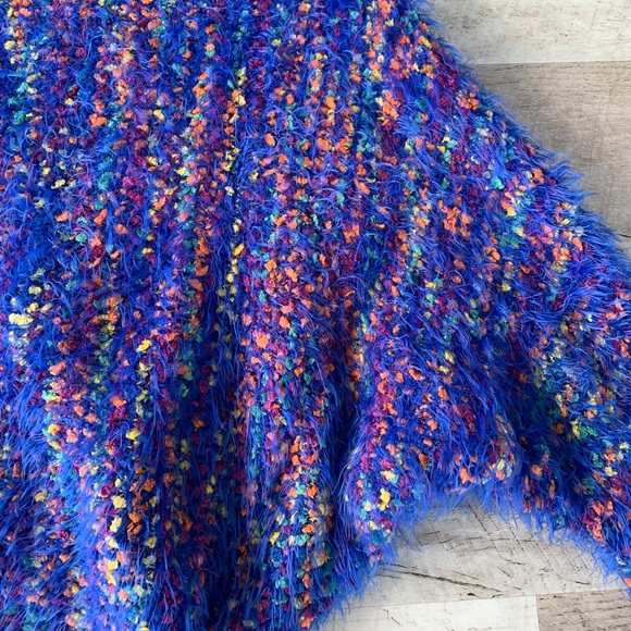 UO Ecote Fuzzy Confetti Shag Sweater - Picture 5 of 7